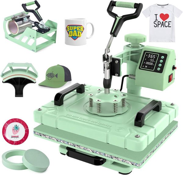 Slendor-5-in-1-Heat-Press-Machine-12x15-Inch-T-Shirt-Pressing-Machine-360°-Swing-Away-Sublimation-Heat-Press