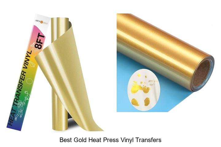 Transform Tees with Best Gold Heat Press Vinyl!