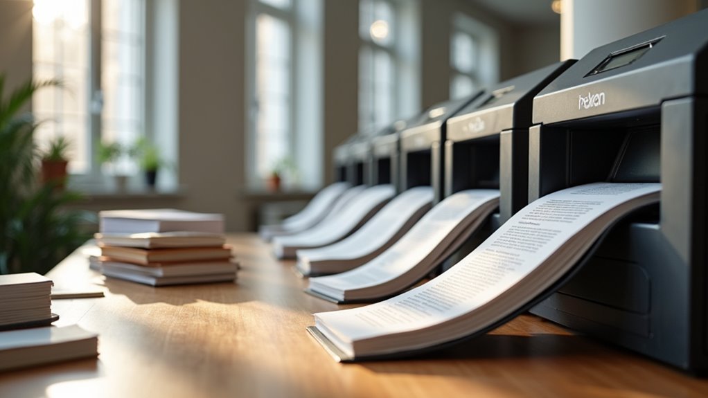 printer selection for binding