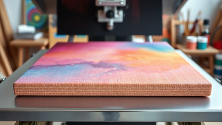 can canvas be heated