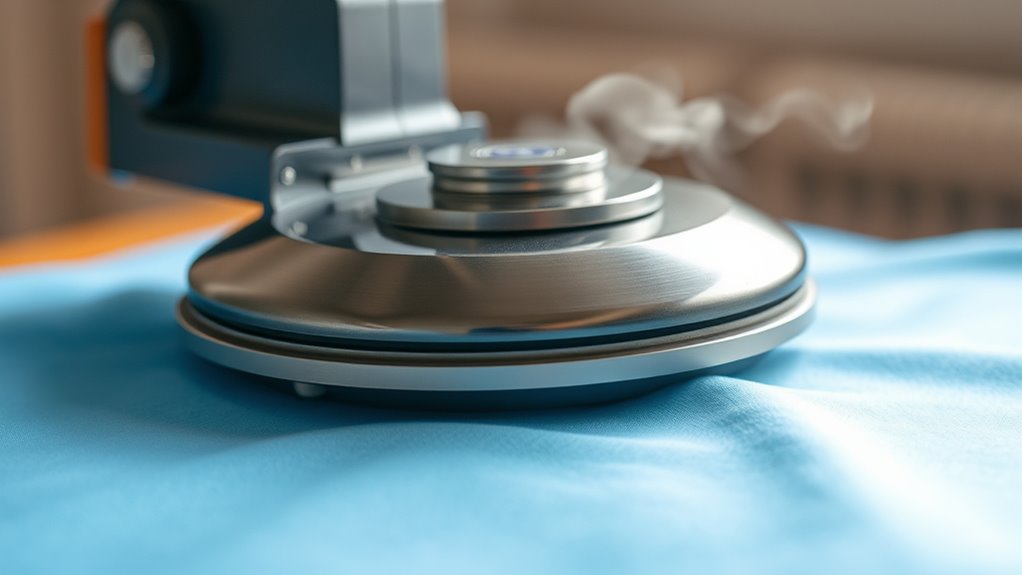 careful heat press polyester