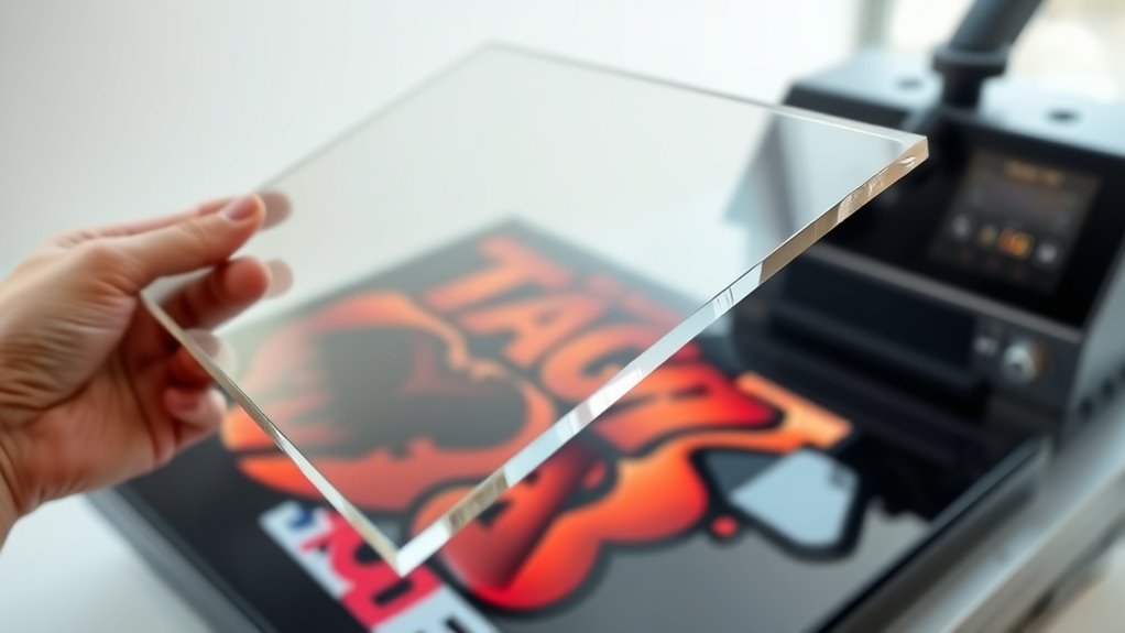 cast acrylic withstands heat