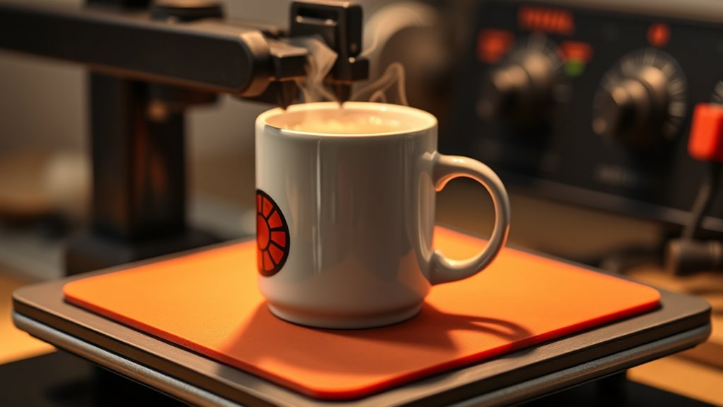 caution when repressing mugs