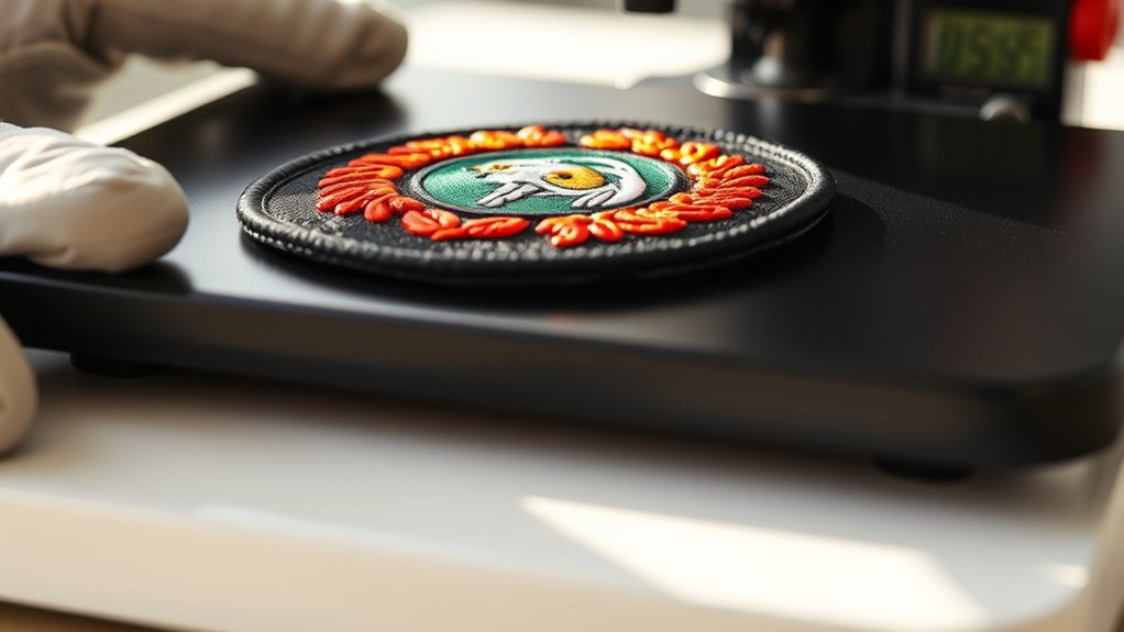 heat activated adhesive patches