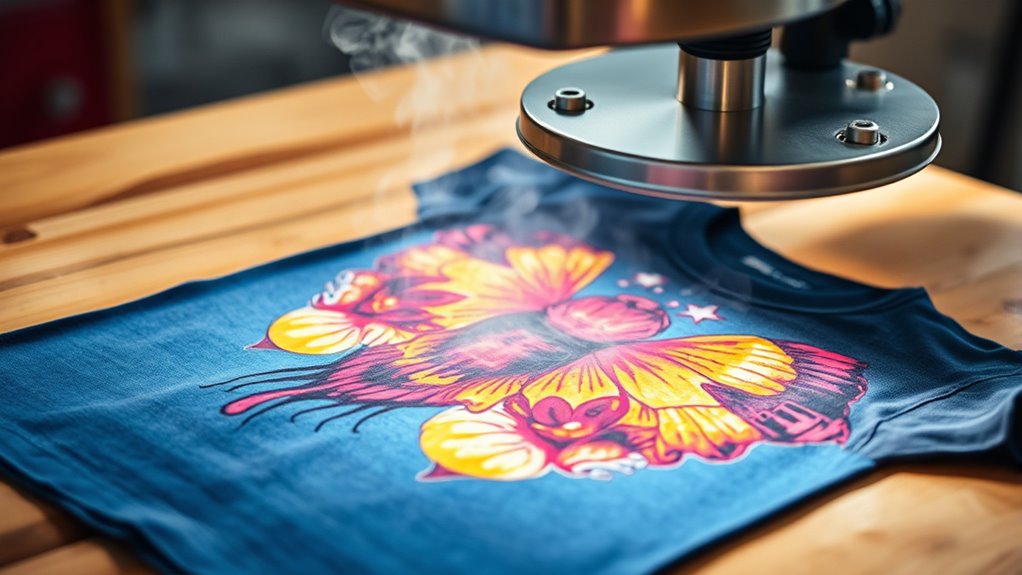 heat can damage screen prints