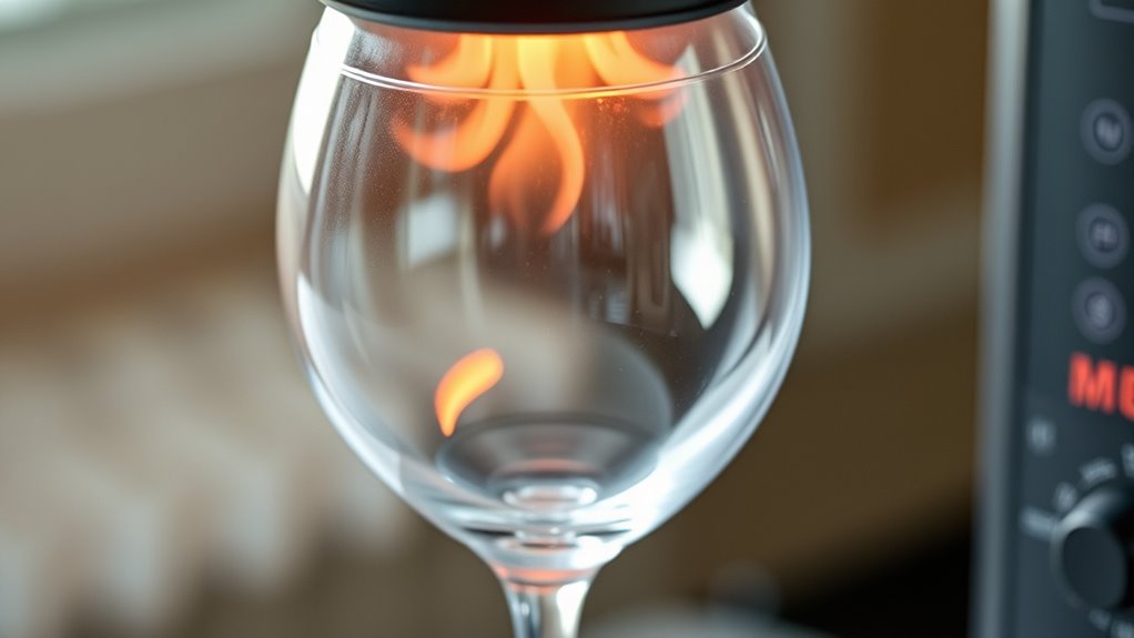 heat impacts glass strength