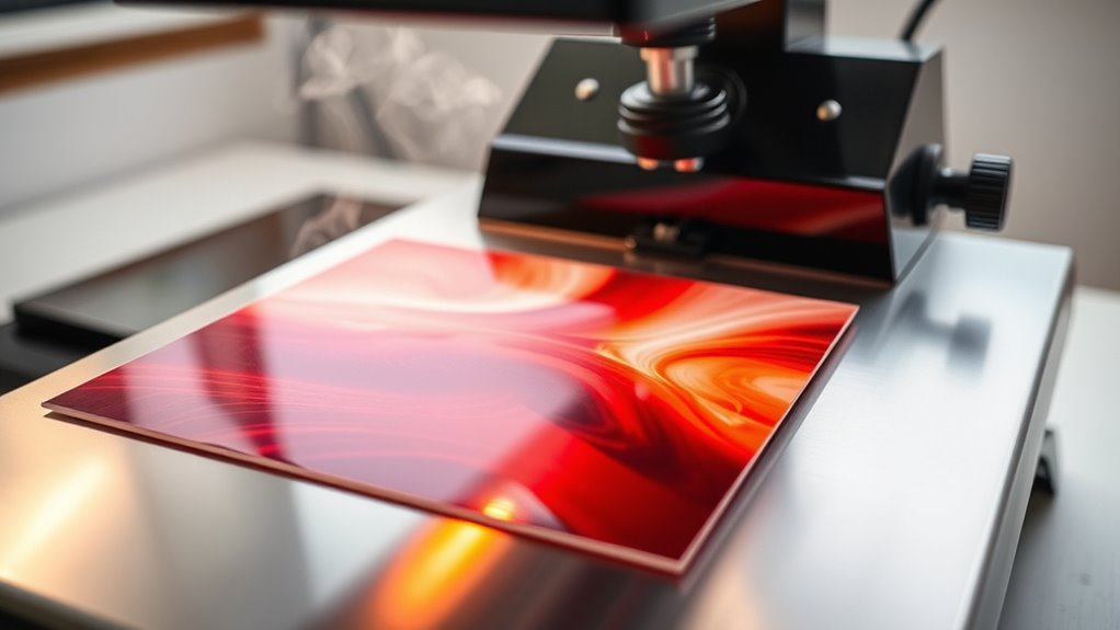 heat press for effective lamination