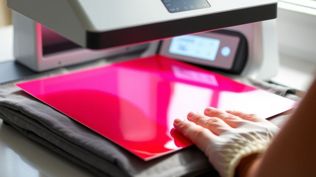 heat pressing cricut vinyl