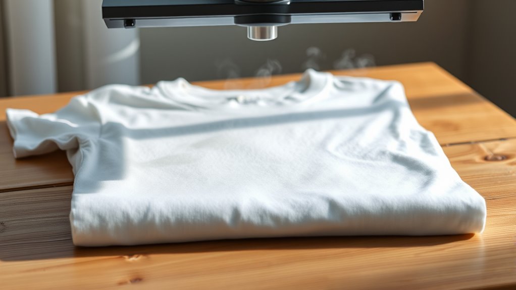 heat pressing on cotton