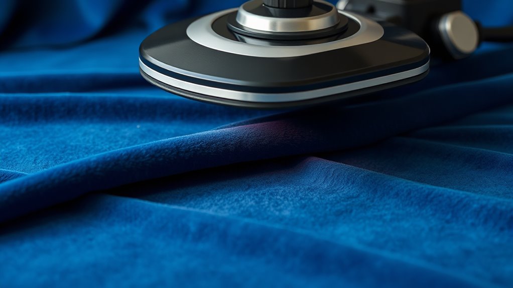 heat pressing velour fabric