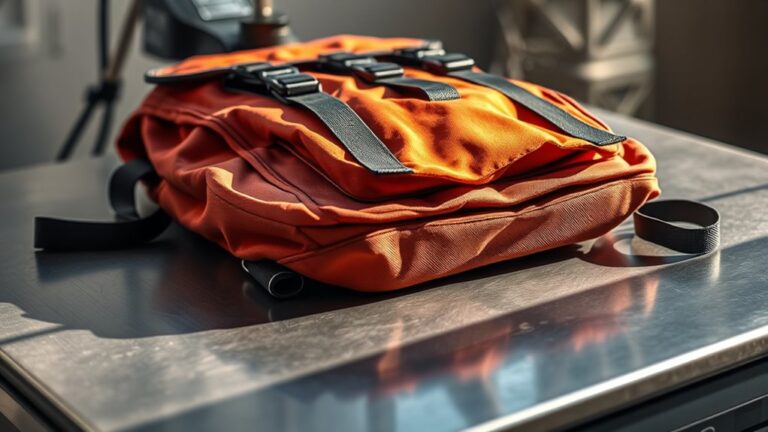 heating a backpack safely