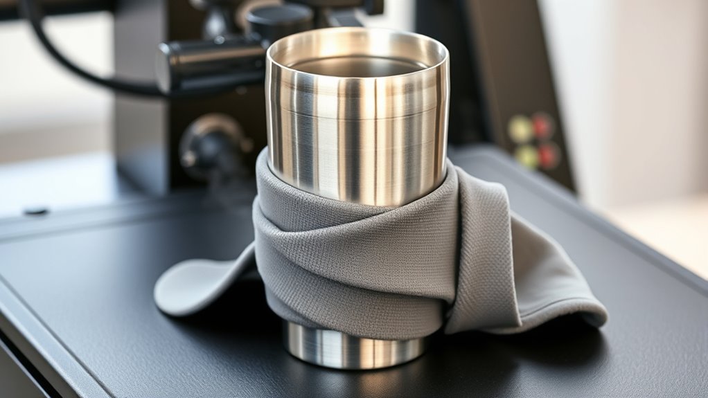 heating plastic tumblers