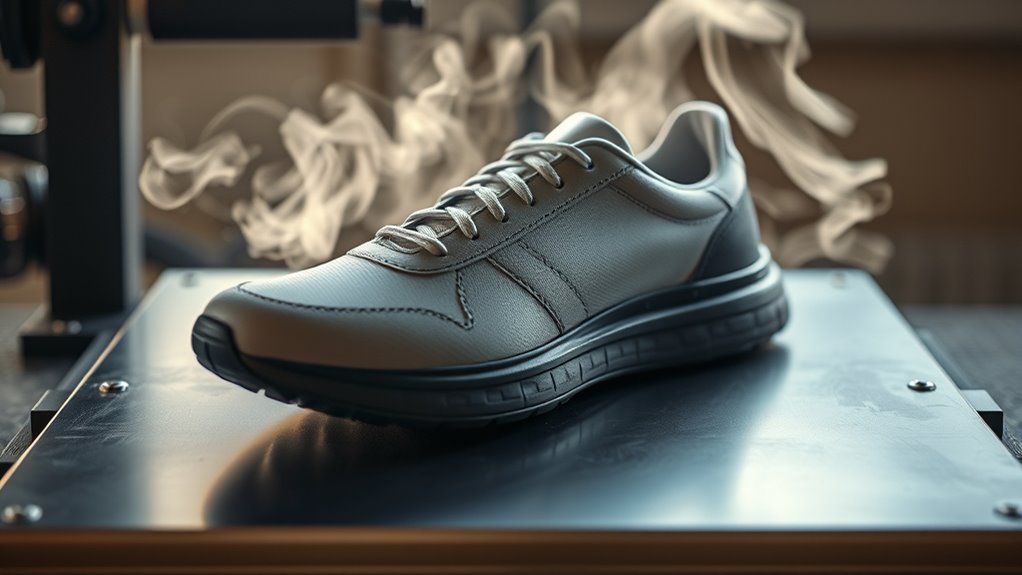 heating shoes with press