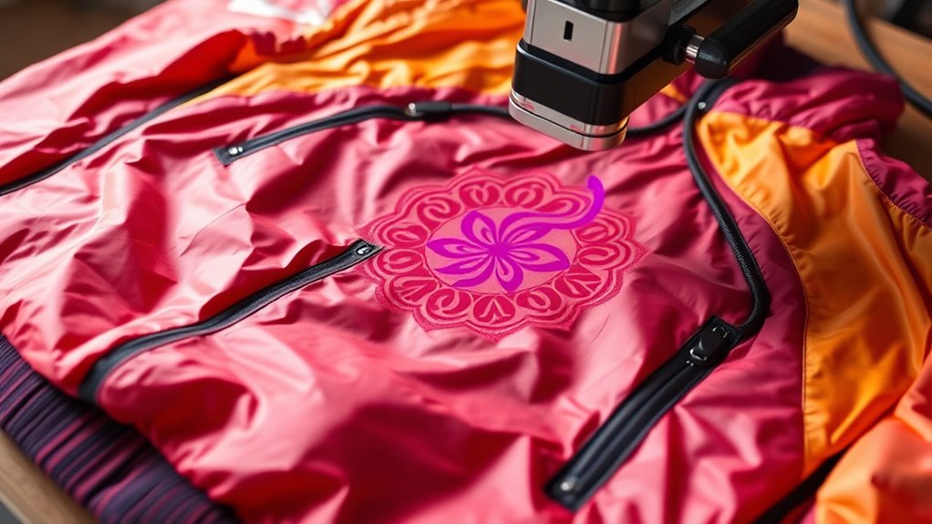 heating vinyl on nylon