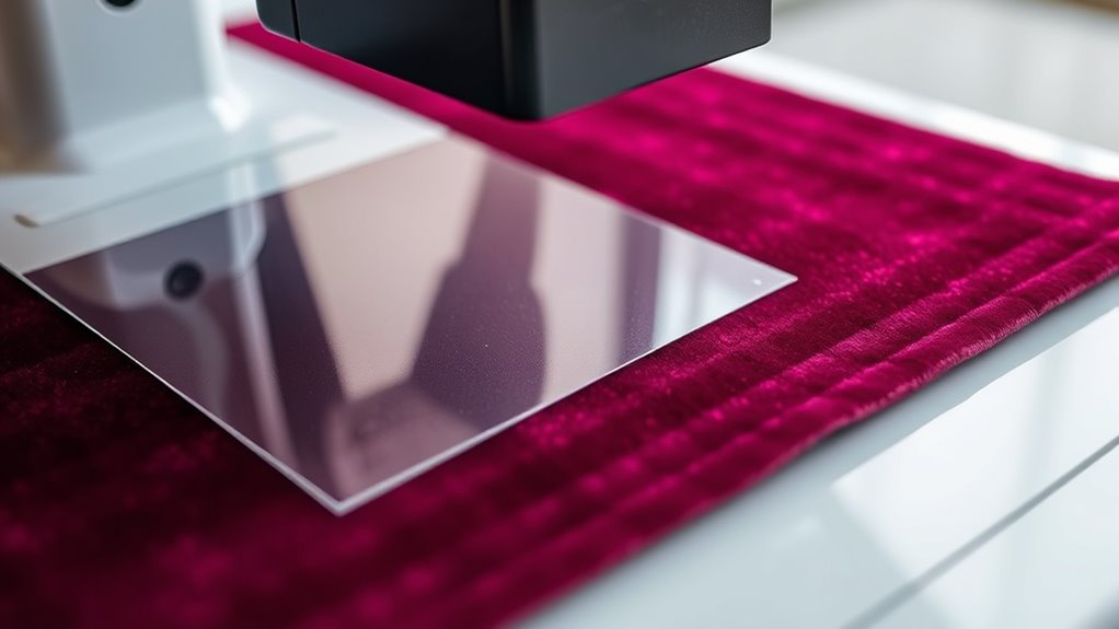 heating vinyl on velvet