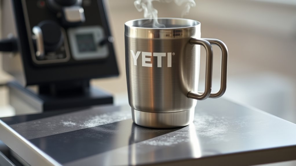 heating yeti cups possible