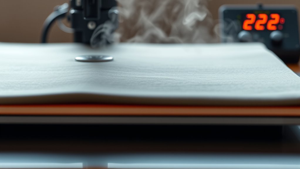 optimal heat press settings