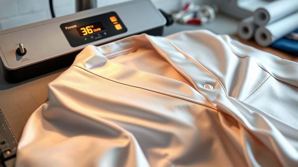 optimal satin heat settings