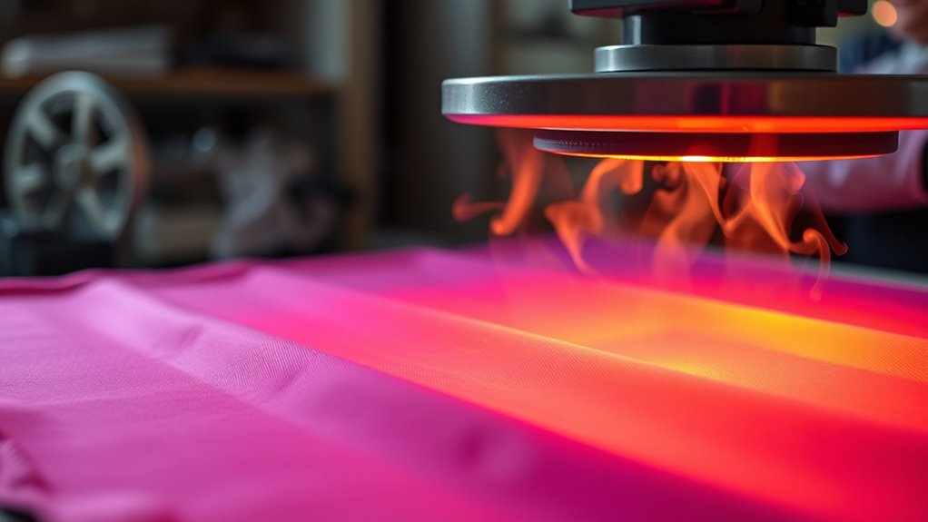 polyester softens under heat