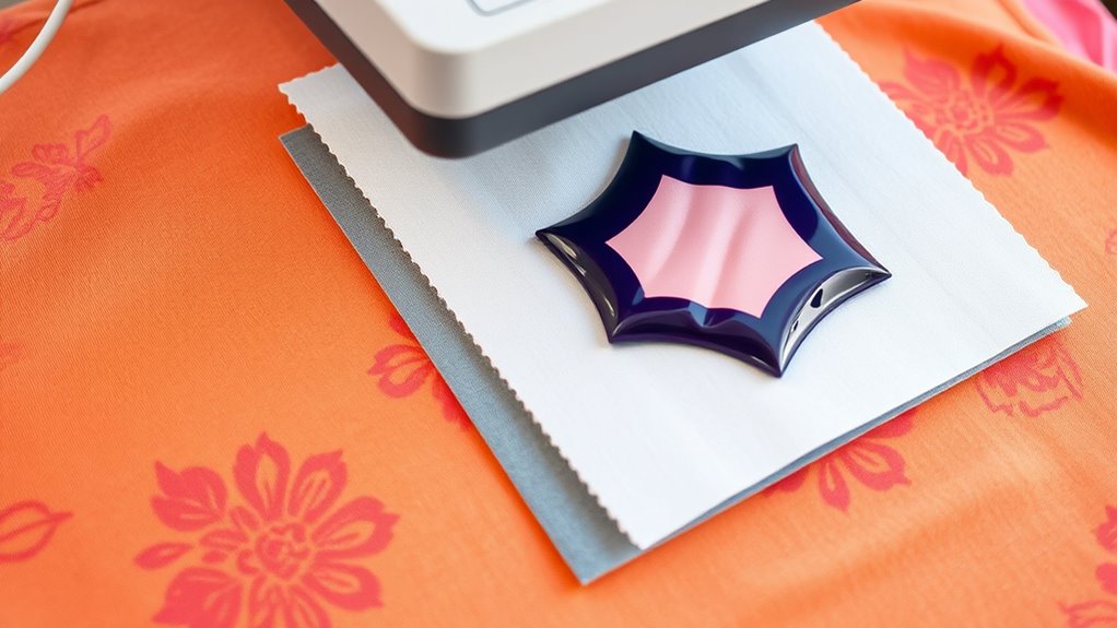 press carefully over layered designs