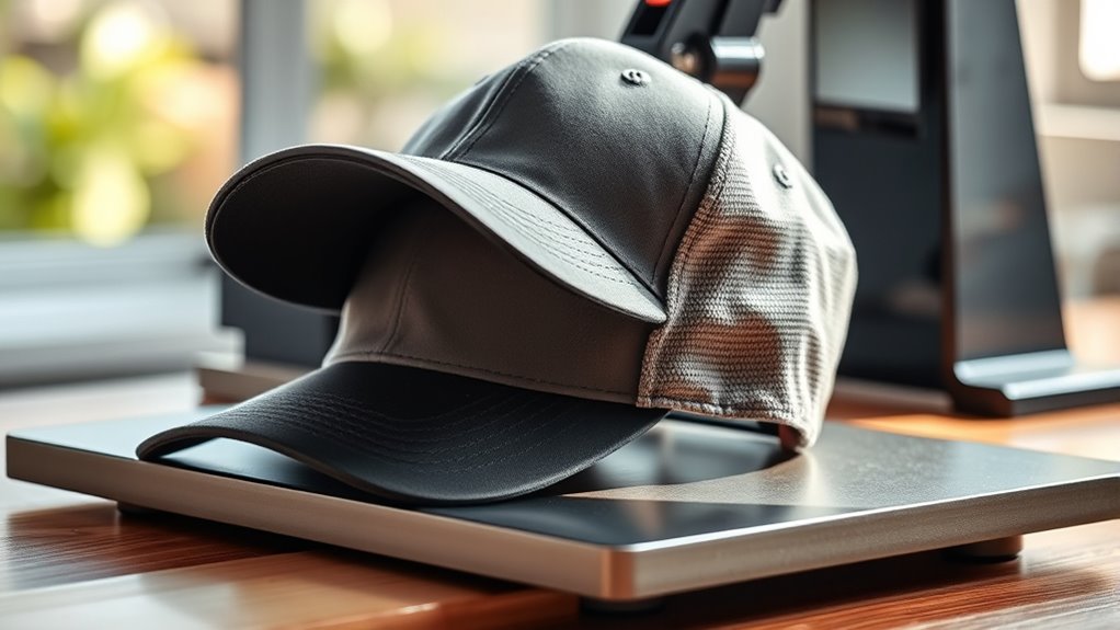 pressing hats with heat