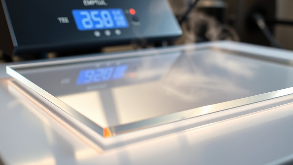 proper acrylic heat pressing