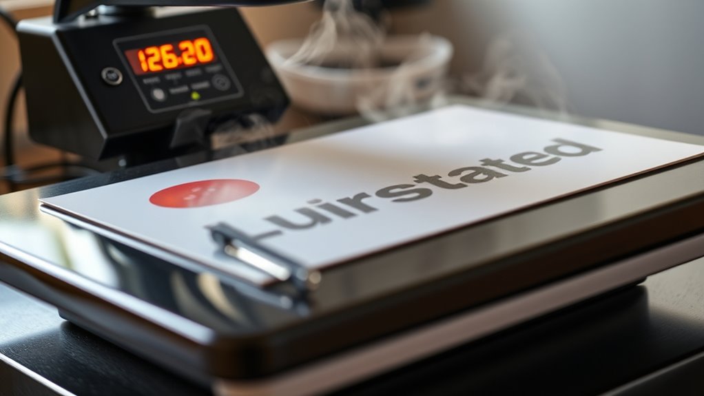 proper vinyl heat pressing