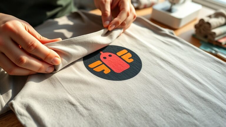 removing heat pressed logo