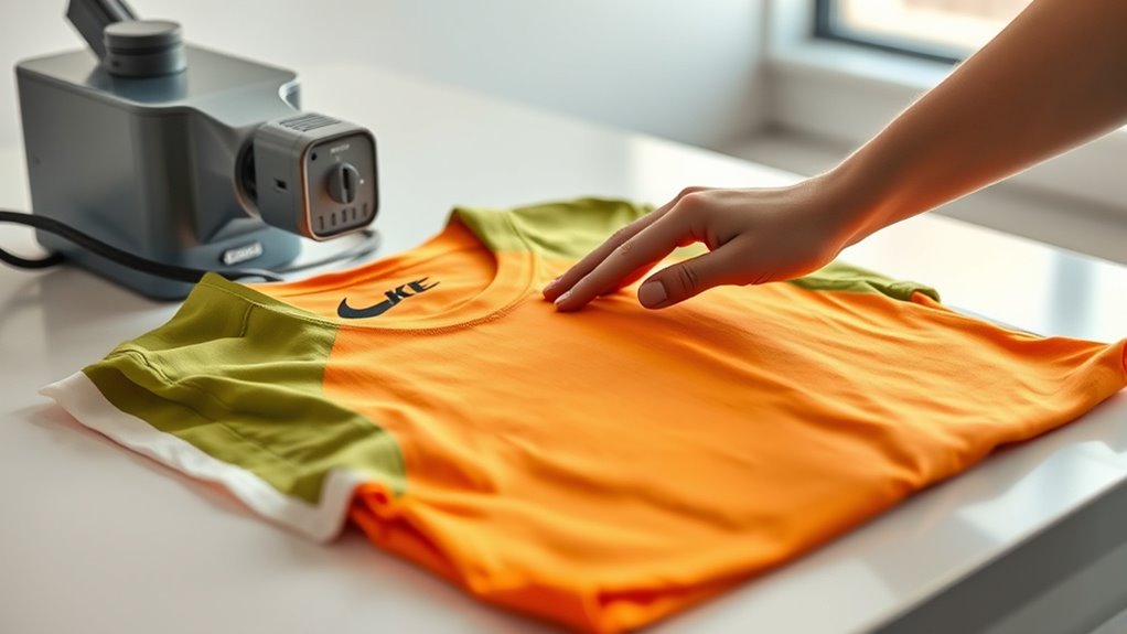 safe dri fit heat pressing