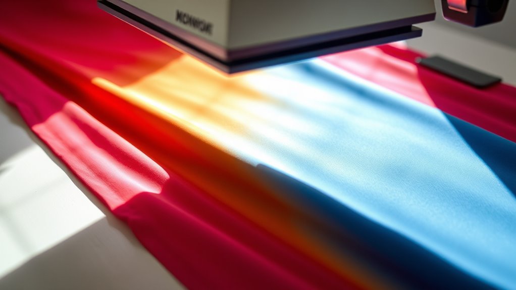 safe heat pressing spandex