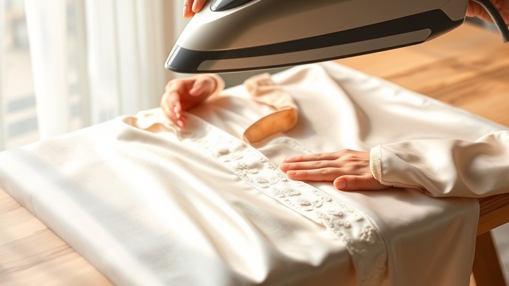 safe silk heat pressing