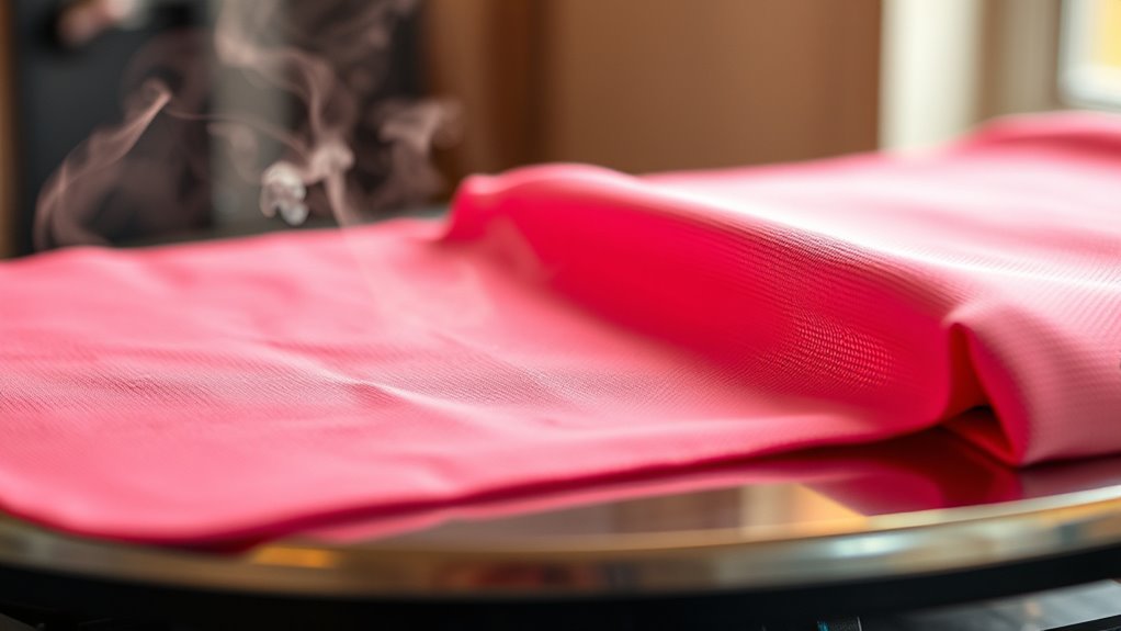 using heat press polyester