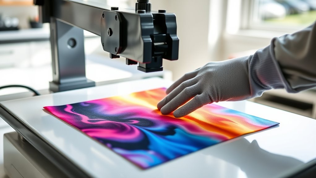 using regular heat press cautiously
