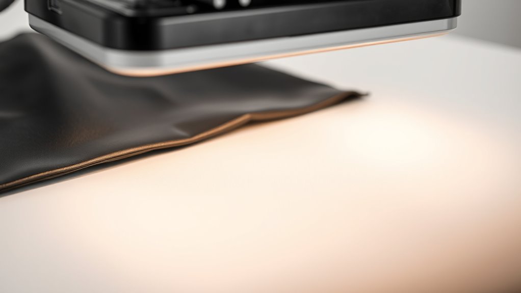 yes you can heat press faux leather
