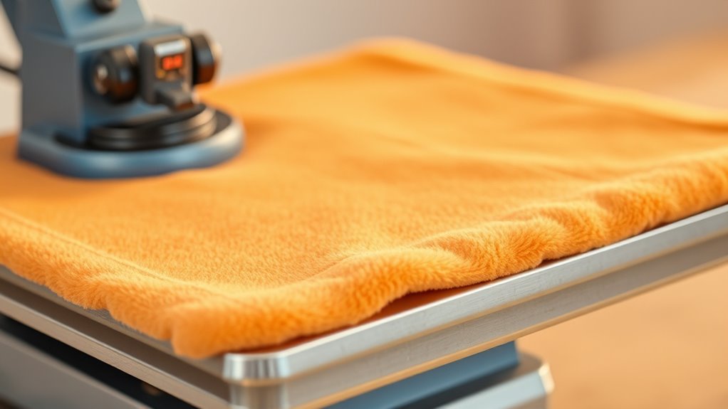 yes you can heat press fleece