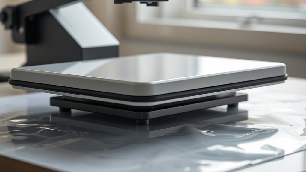 yes you can heat press on plastic